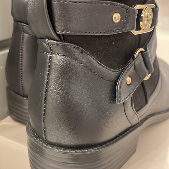 New Bandolino black leather boots in size 8 1/2 medium - Picture 4 of 10